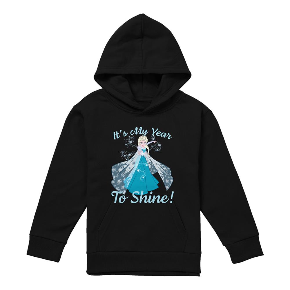 Frozen Childrens/Kids My Year To Shine New Year Pullover Hoodie