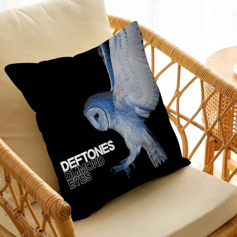 Retro Band Deftones Cushion Cover Pillow Cover Decor Pillowcase Printed Cushion Case for Couch