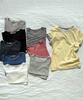 Biteoseljeu [2 Pack] Essential Ribbed Half Tee - 10 Colors (D Type)
