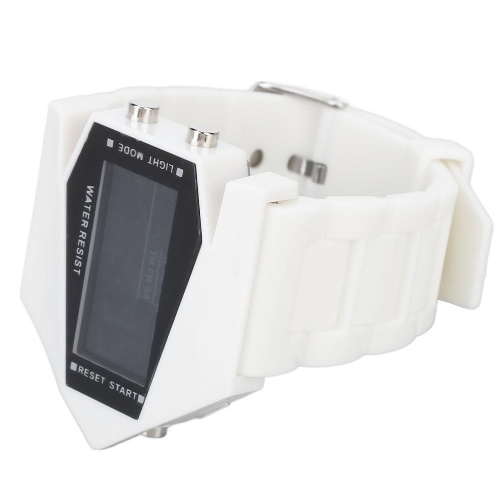 Sport Elektronisk Klokke Dato Vis Alarm Funksjon Flystil Vanntett LED Elektronisk Klokke