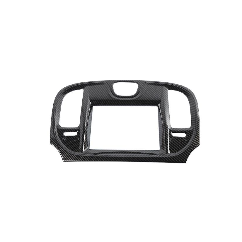 

Центральное управление автомобиля, GPS-навигационная панель, декоративная наклейка, наклейка для Chrysler 300/300C 2015-2023, внутренние молдинги чёрный