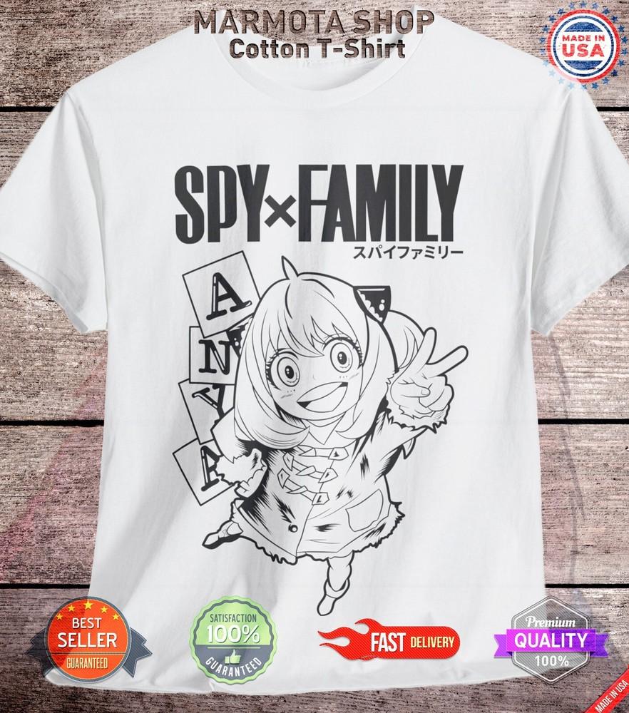 

Spy X Family T-Shirt Anya Forger Yor Loid Anime Japanese Tee Shirt Manga Kawaii 3XL