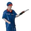 Hand Painted 1/64 Miniature Model Gas Station People Figures Diorama Accessories Scenario Children