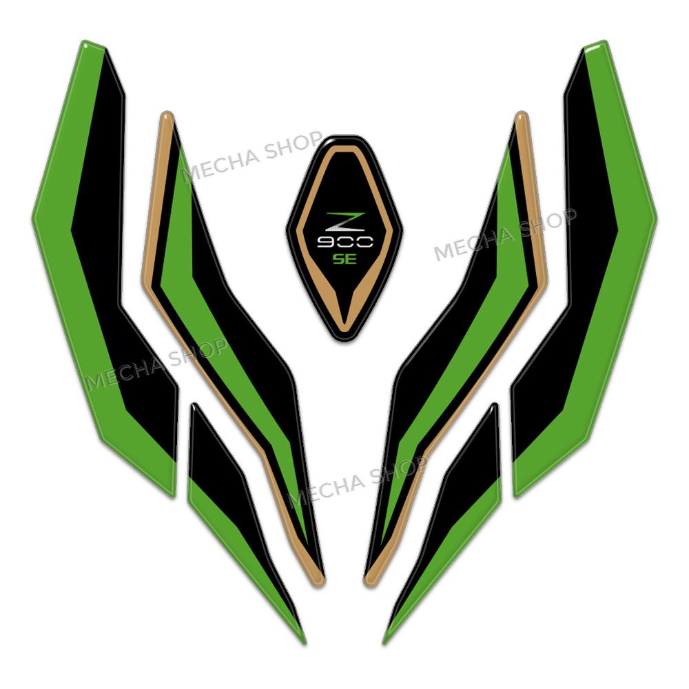 3D Motorcycle Fuel Tank Sticker Oil Gas Cap Cover Protector Decals Kit Accessories Waterproof For Z900 Z 900 SE 2025