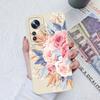 Case For Xiaomi 12 Pro Lite Ultra Cute Flower Astronaut Soft Liquid Silicone Anti Drop Phone Back Cover For Xiaomi12 Funda Capa