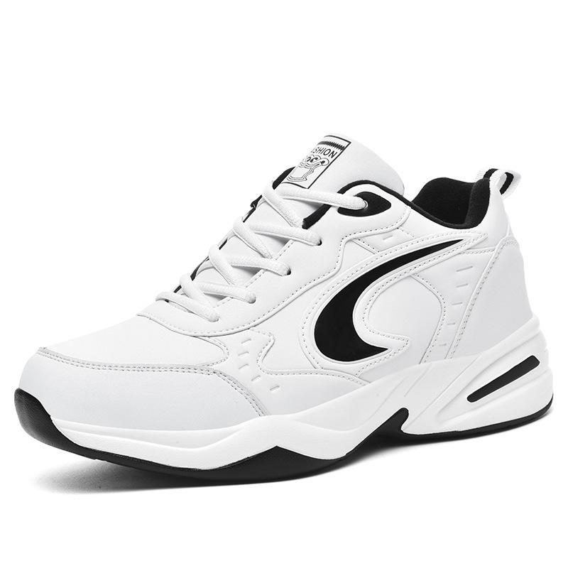 Scarpe calde in cotone velluto pelle, scarpe sportive nere invernali anti-freddo, antiscivolo e resistenti all'usura casual