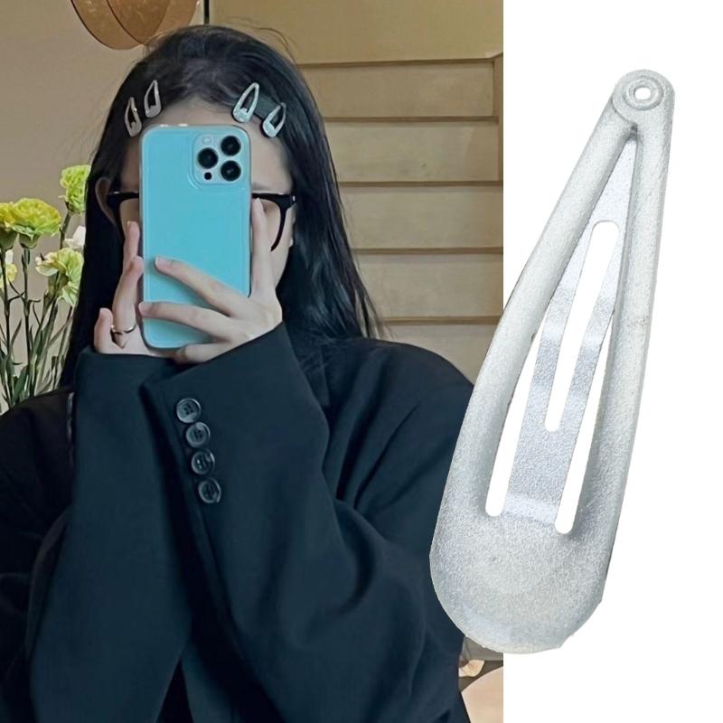 Minimalist Y2K Hair Clip Hairpins Snap Barrettes Decorative Hair Styling Ornament Y2K Sparkly Hairpins for Women Lady