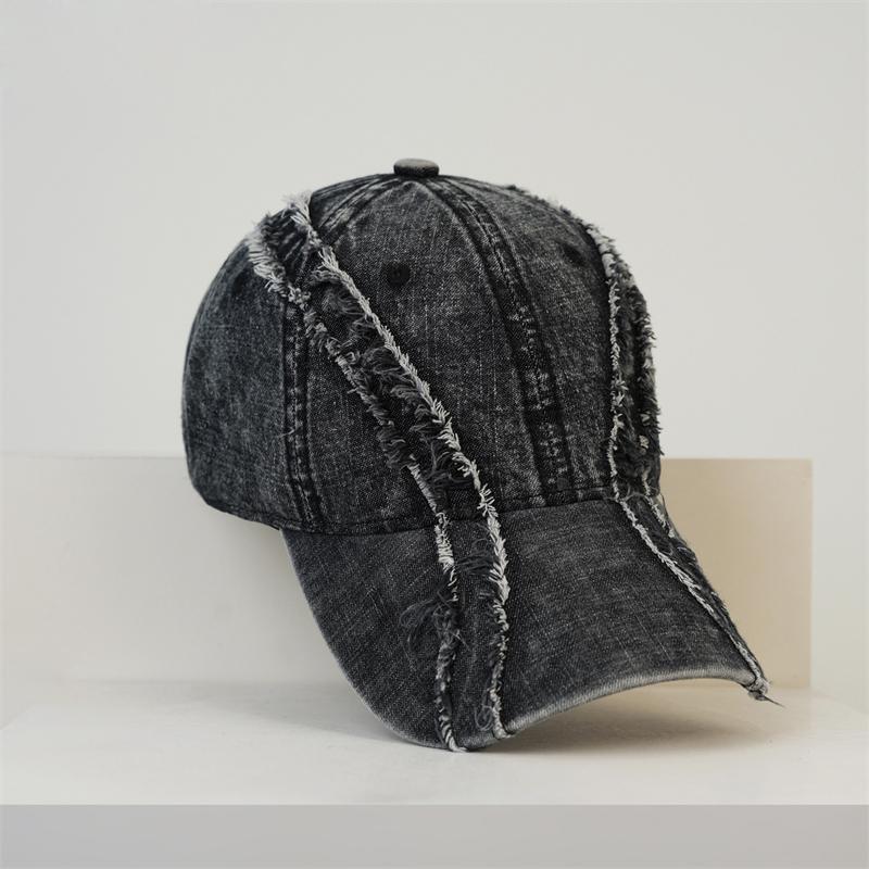 Vintage Soft Top Sunshade Baseball Cap Unisex Spring Summer Denim Cap