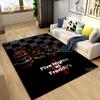 Horror Bear Night Game Carpet for Living Room Bedroom Rug Kitchen Kids Door Unslip Floor Mat Birthday gift photography props Rug