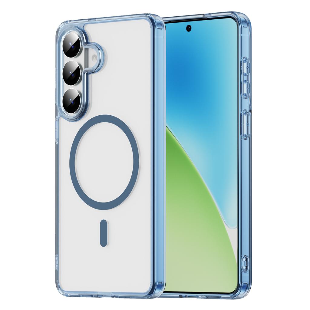 Luxus Transparent Magnetisch Für Magsafe Hülle Für Samsung Galaxy S26 Edge S25 FE S24 Ultra Plus A16 A17 A36 A56 A37 A57 5G Abdeckung