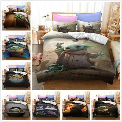 Bedding Kit Yoda Master Series Size Three-Piece Quilt Cover