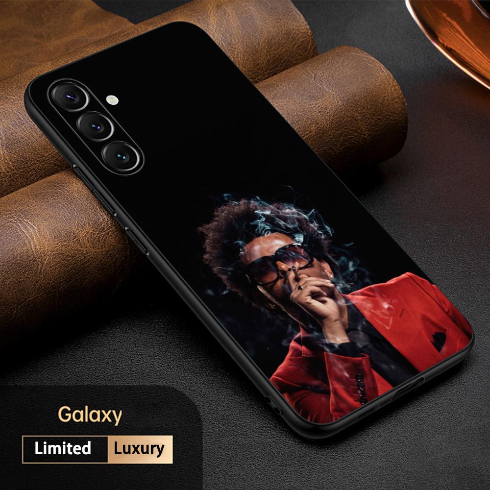 

Fashion cool weeknd poster singer Phone Case For Samsung Galaxy S26 S25 S24 S23 S22 S21 Plus Ultra Note20 Soft Black Galaxy S22 5G