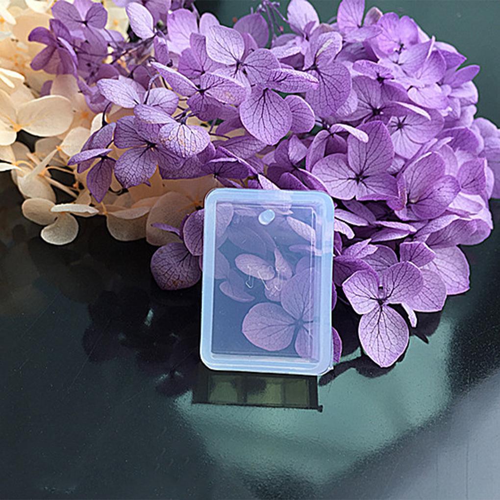 Anhänger Silikonform mit Loch Spiegeloberfläche Verschiedene Formen Zuverlässige Qualität Flexibel DIY Wiederverwendbare Form zur Herstellung von Bastelprojekten