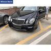 For W211 E350 Car Body Kit FRP Unpainted Front Bumper Rear Bumper Side Skirts for Mercedes Benz W211 E280 E550 05-10