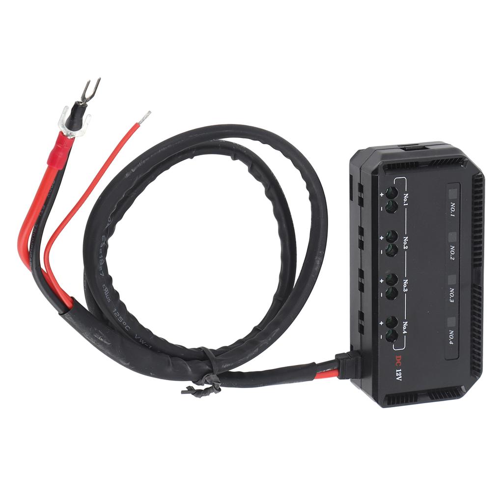 12V Motorcycle Fuse Block Universal 20A Fuse and Relay Box Kit with LED Indicator Light for Car
