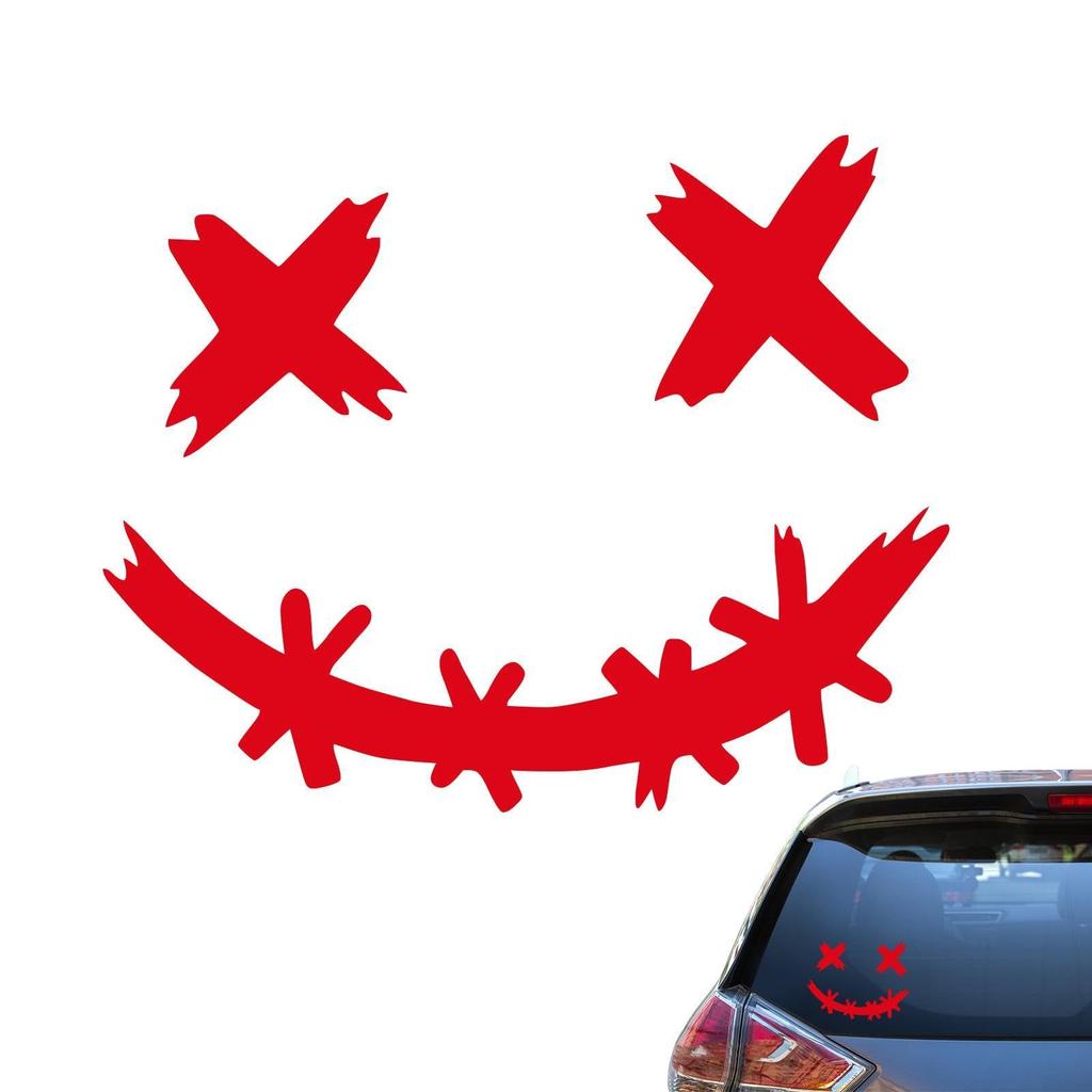 Smile Car Decal | Waterproof Smile Face Decal for Car