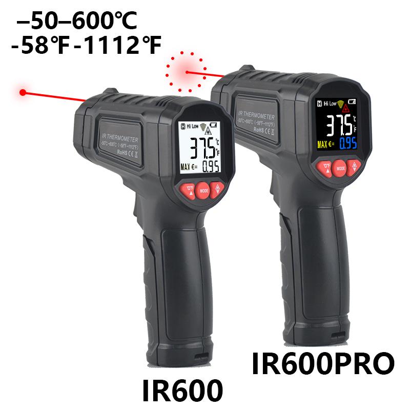 -50~ 800℃ -122~1472℉ Thermometer Mestek Temperature Meter  Emissivity Infrared Thermometer Termómetro Digital