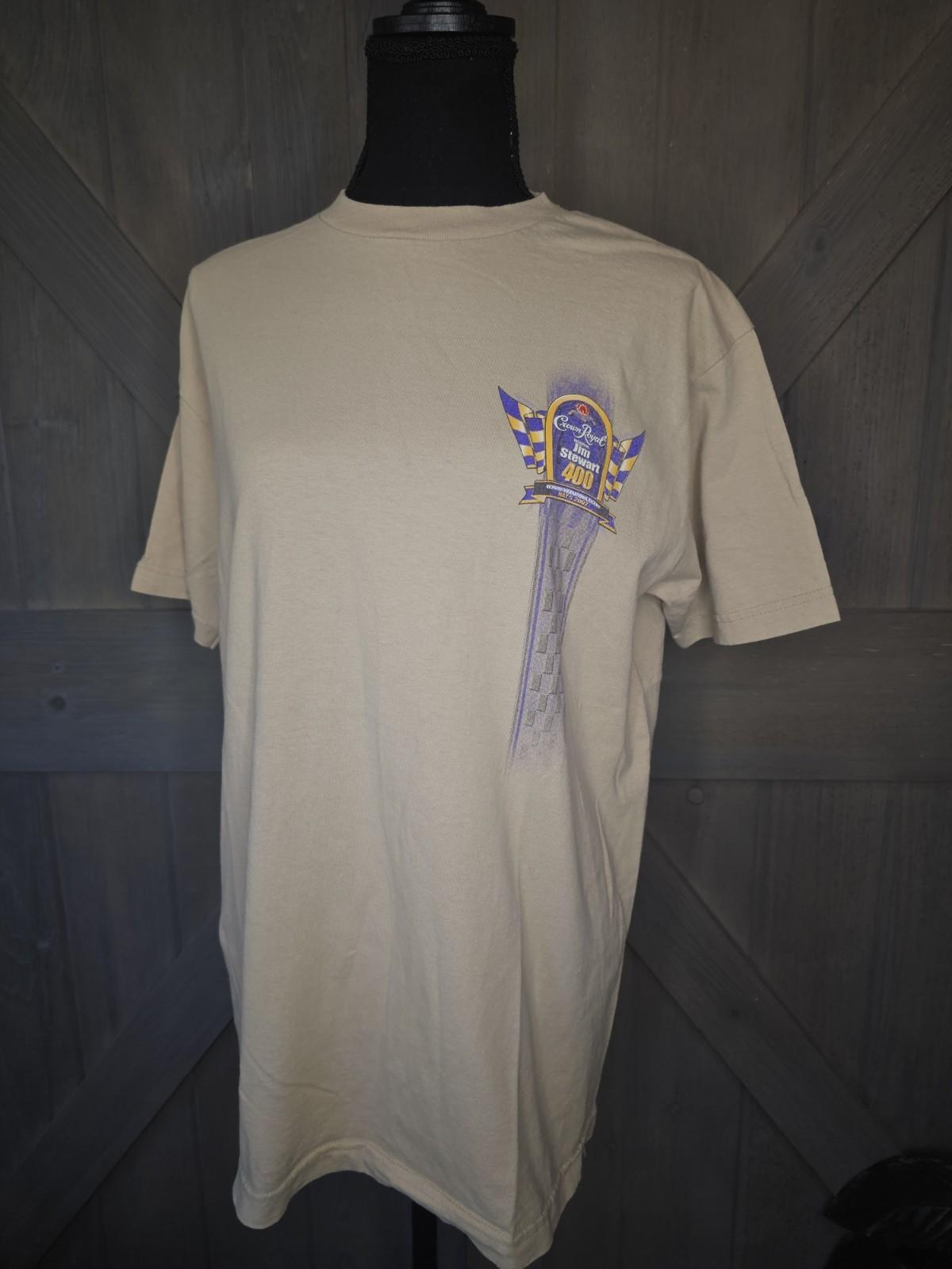 2007 Jim Stewart Crown Royal Tshirt sz Medium S