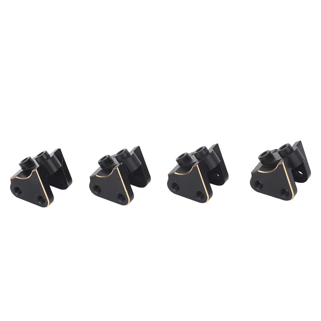4pcs RC Crawler Link Mount Black Coating Increase Front Rear Axle Weights Brass Axle Link Rod Mount for SCX10 II AR44