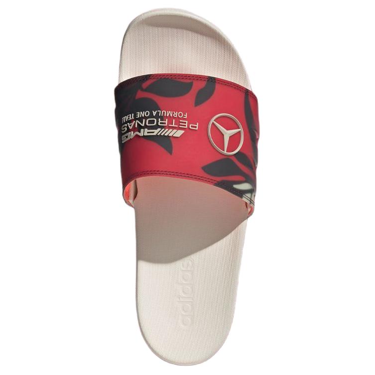 New Adidas Adilette Comfort Slides Mercedes AMG Petronas Formula One Team Turbo Aurora Ruby JQ1937