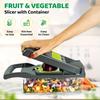 Hot 16Pcs Set Vegetable Chopper Onion Chopper Handle Food Grate Food Chopper Kitchen Vegetable Slicer Dicer Cut Potato Shredder