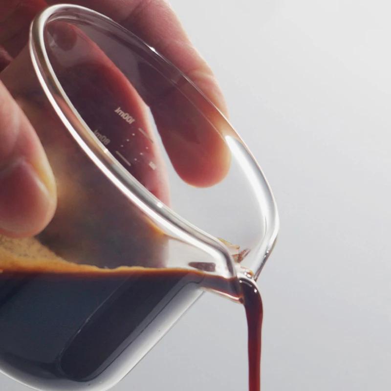 100ml Transparent Espresso Glasses with Scale Measuring Cup Coffee Extraction Cup Glass Milk Cups Professional Barista Tools