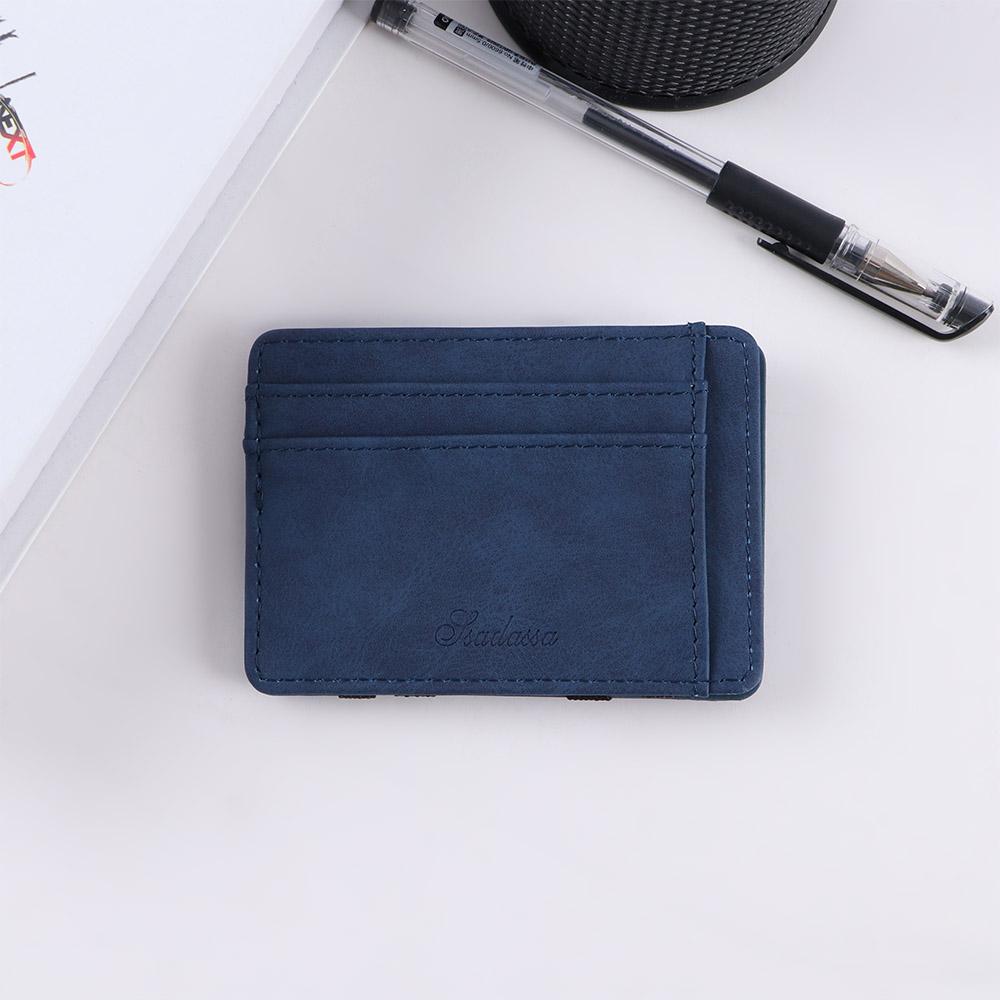 Card Cover Card Case Coin Pocket Slim Wallet ID Card Holder Magic Money Clip Men Card Holder