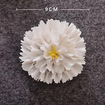 High Quality Handmade Ceramic Flower Wall Craft Home Livingroom Creative Wall Hanging Decoration Background Wall Mural Ornaments