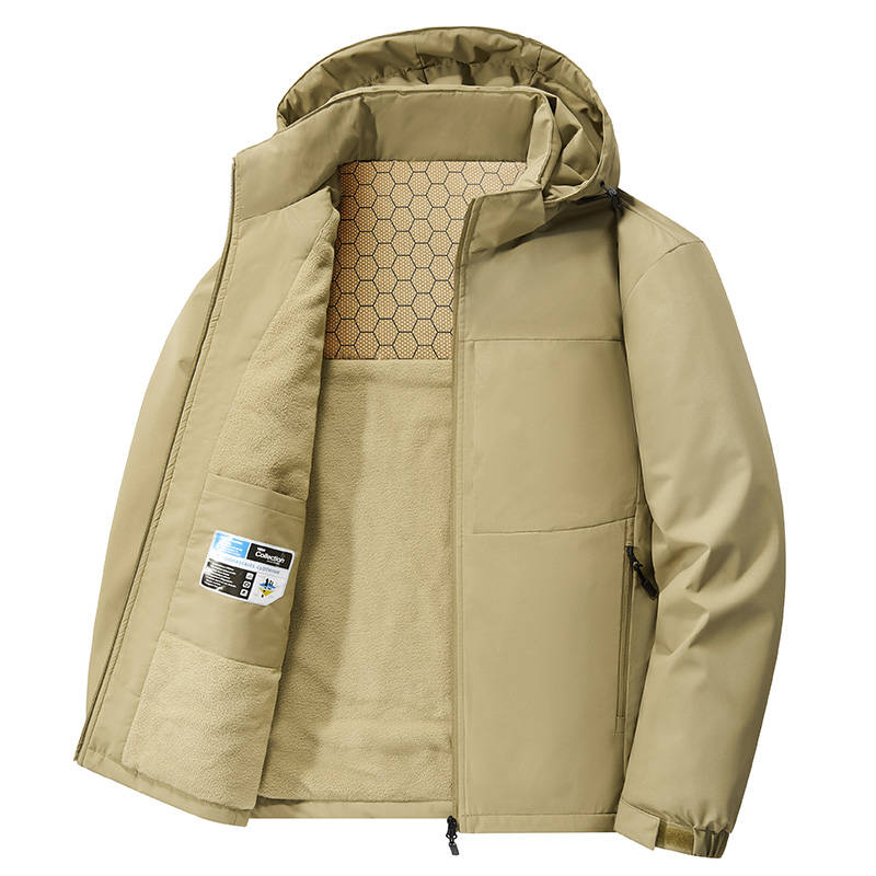 Men's Winter Hooded Waterproof Jackets Coat Hiking Camping Skiing Plus Size Outdoor Sports
