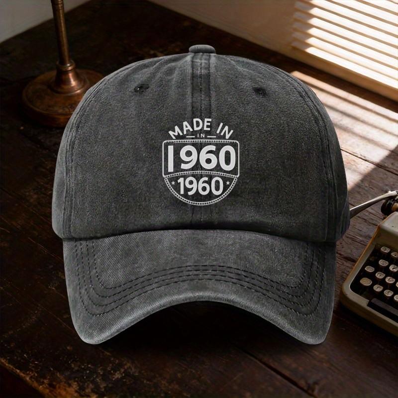 Made In Baseball Cap Washed Cotton Sun Protection Adjustable Hat for Unisex