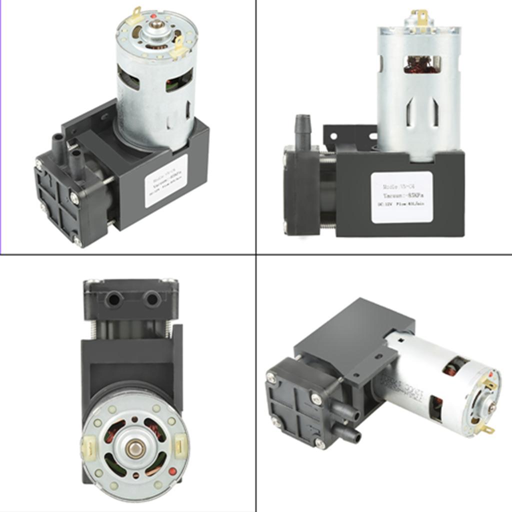 12V Pump DC12V 42W Mini Small Oilless Vacuum Pump ‑85KPa  40L/min Mini Pump Vacuum Pump Oilless Pump Pump