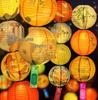 Mid-Autumn Festival Chinese Luminous Flower & Palace Lanterns with Riddle Hanging Ornaments