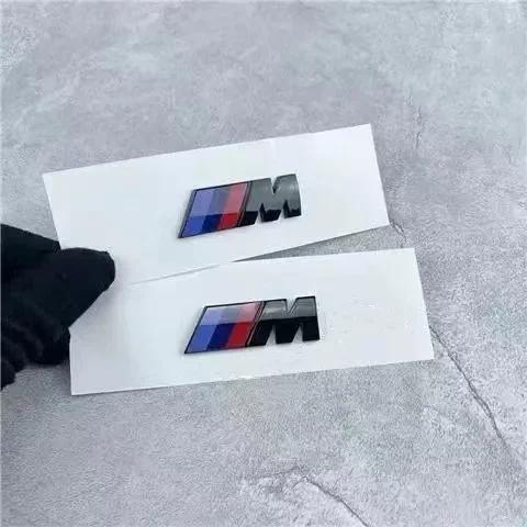 

2PCS Applicable to the M-marked fender 1 3 5 7 series X1/X3/X5/X6m fender M sports ABS sticker of BMW. 4.5x1.5cm