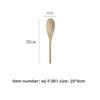 Wooden Spoon With Nordic Style Finish For Home Kitchen Cooking And Gift Use