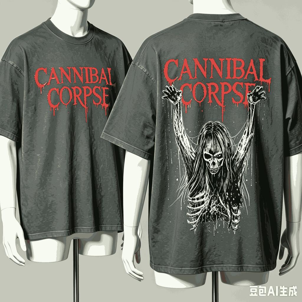 Cannibal Corpse Of The Dark For Fan Gift Tshirt Unisex Unisex Harajuku Oversized Unisex Short Sleeve Streetwear High Quality Soft