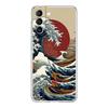 Phone Case For Samsung S25 Edge S24 S23 FE S22 Ultra S20 S21 5G S10 Plus S10E Clear Cover Japan Tokyo Osaka Kanagawa Label
