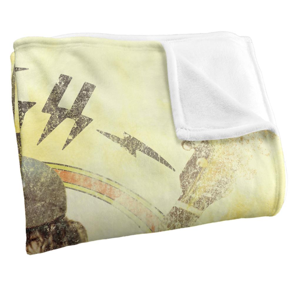 AC/DC High Voltage Silky Tie Dye Supersoft Blanket