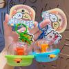 Cartoon Lines Puppy Fun Shooting Game Console Keychain Bag Small Pendant Schoolbag Keychain Pendant