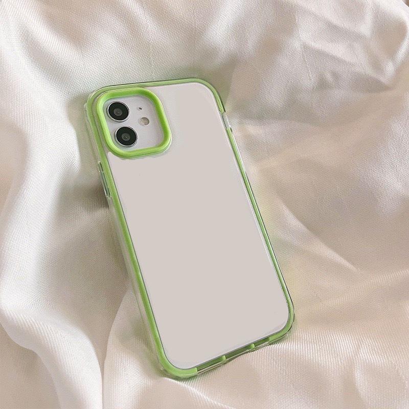 Fashion Transparent Phone Case for Iphone 11 12 13 14 15 Pro Max XS X XR Max 7 8 Plus SE 2020 Mini Candy Bumper Back Cover