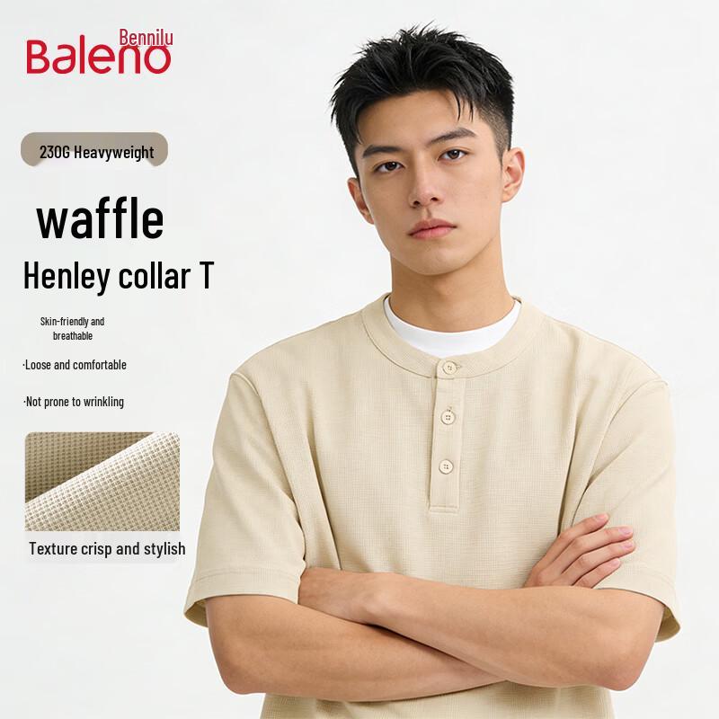 Baleno Men s Casual Short-Sleeve Round Neck T-Shirt L