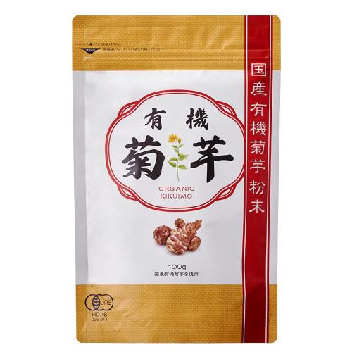 

Organic Jerusalem Artichoke Powder, 100g, Certified Organic by JAS, Inulin Supplement, 1 Bag