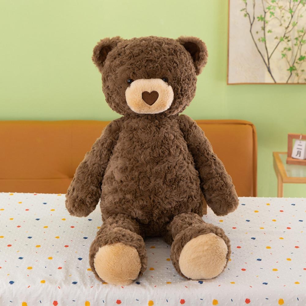 Heart Plush Bear Doll Stuffed Stuffed Animal Pillow Sleep Pillow Bear Plush Toy Sofa Decoration