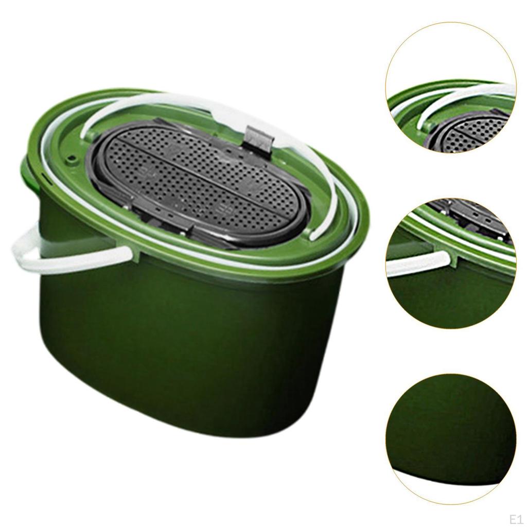 Ködereimer Doppelgriff Atmungsaktiv Großes Fassungsvermögen Feinmaschig Leicht Multifunktional Verdicken