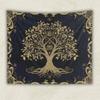 Boho Tree of Life Tapestry Wall Art Peach Skin Fabric for Bedroom Living Room Zen Home Decor Meditation Spiritual Backdrop