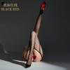 Sexy Underwear Stockings Sexy Aurora Shrimp Line Ring Suspenders Pure Desire Ultra-thin Oily Jumpsuit Black Stockings Silky