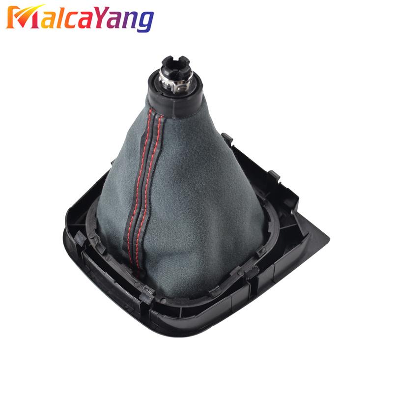 Pommeau de levier de vitesse de voiture Levier Stylo 5 6 Vitesses Soufflet de levier de vitesse Pour V-W Volkswagen Golf 5/6 MK5/6 Scirocco(2009) Octavie