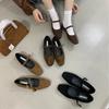 French single shoes flat women's shoes new 2025 new fashion temperament Mary Jane shoes with soft soles
