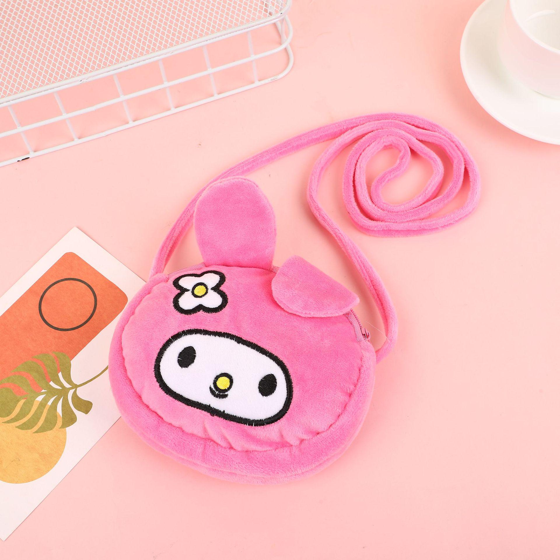 

Очаровательная мультяшная детская сумка через плечо: Плюшевая принцесса наплечная сумка и кошелек для монет для мальчиков и девочек