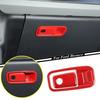 For 2021-2023 Ford Bronco ABS Red Car Co-pilot Storage Box Switch Cover Trim 2P