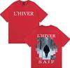 Rapper LHIVER Saif Album Merch Tee Shirt Unisexs Gothic Fashion Short Sleeve Tshirts Unisex Vintage Cotton Tshirt Fans Clothing